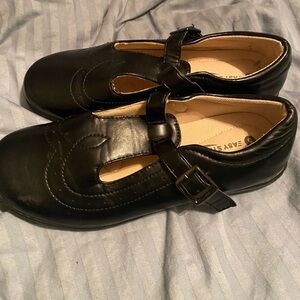 Easy Strider Black Leather Mary Jane Shoes Size 5 Worn 1x